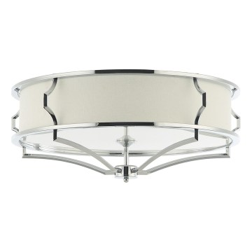 Open Design OR84429 - Ceiling light STESSO 6xE27/12W/230V diameter 85 cm polished chrome/white