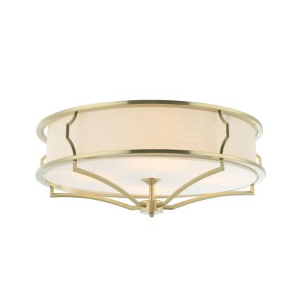 Open Design OR84436 - STESSO Ceiling Light 4xE27/12W/230V, Ø 65 cm, Brass/White