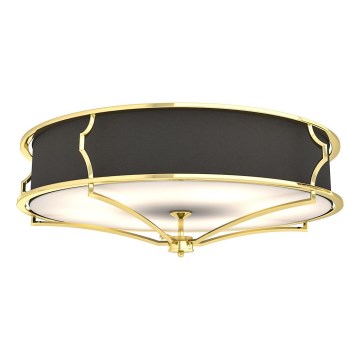 Open Design OR84467 - STESSO ceiling light 6xE27/12W/230V Ø 85 cm gold/black