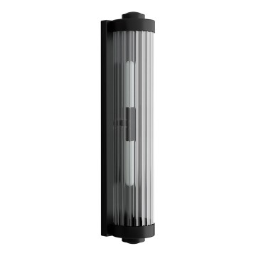 Open Design OR84498 - FUMI bathroom wall light 2xG9/8W/230V IP44 black
