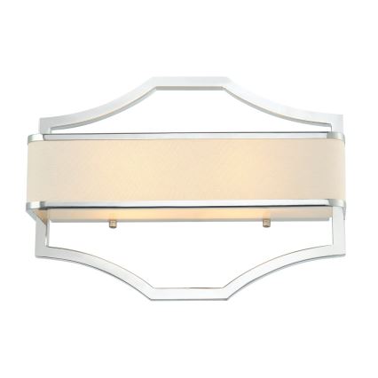 Open Design OR84504 - GERDO Wall Light 2xE14/12W/230V Polished Chrome/White