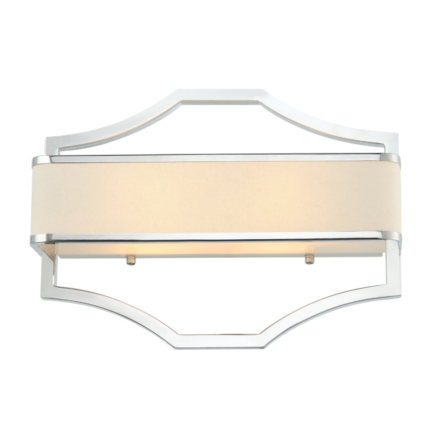 Open Design OR84504 - GERDO Wall Light 2xE14/12W/230V Polished Chrome/White