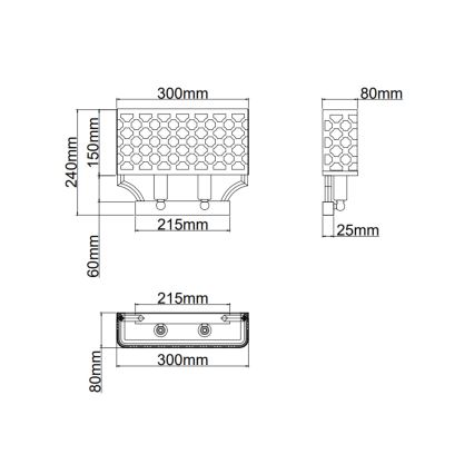 Open Design OR84603 - VERNO wall light 2xE14/12W/230V brass