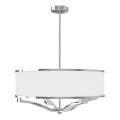 Open Design OR84801 - GERDO rod-mounted chandelier 4xE27/12W/230V polished chrome/white