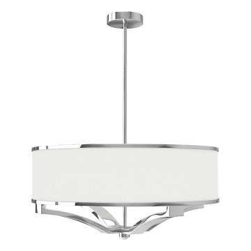 Open Design OR84801 - GERDO rod-mounted chandelier 4xE27/12W/230V polished chrome/white