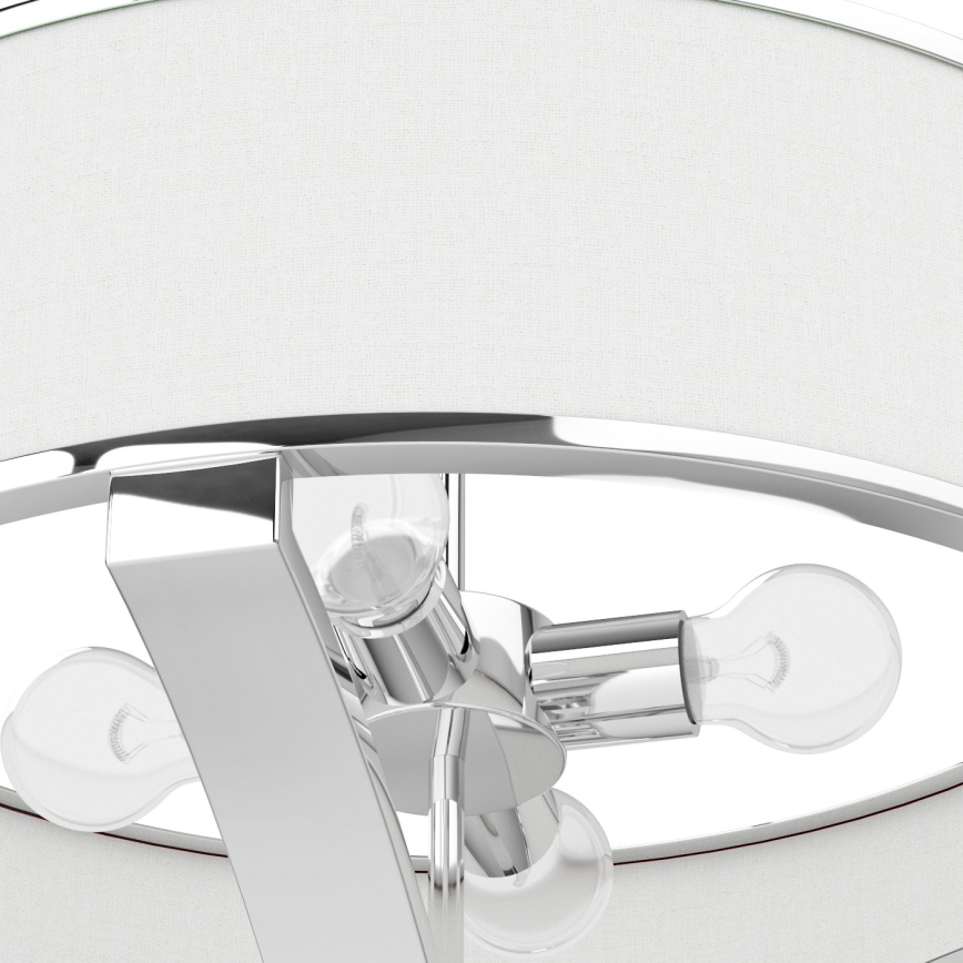 Open Design OR84801 - GERDO rod-mounted chandelier 4xE27/12W/230V polished chrome/white