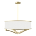 Open Design OR84818 - GERDO Rod Pendant 4xE27/12W/230V Brass/White