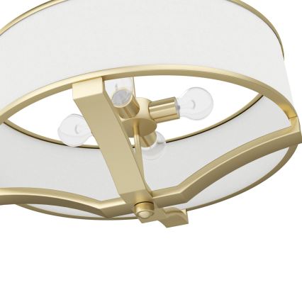 Open Design OR84818 - GERDO Rod Pendant 4xE27/12W/230V Brass/White