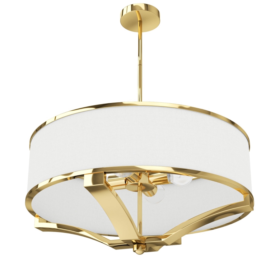 Open Design OR84825 - GERDO Rod Pendant 4xE27/12W/230V Gold/White