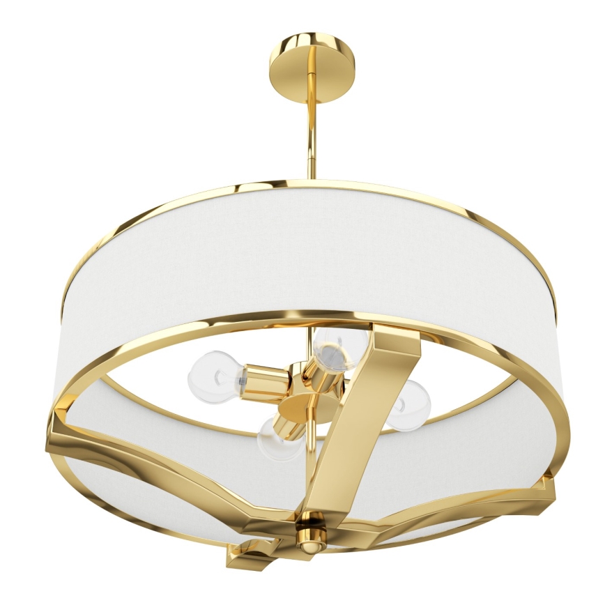 Open Design OR84825 - GERDO Rod Pendant 4xE27/12W/230V Gold/White