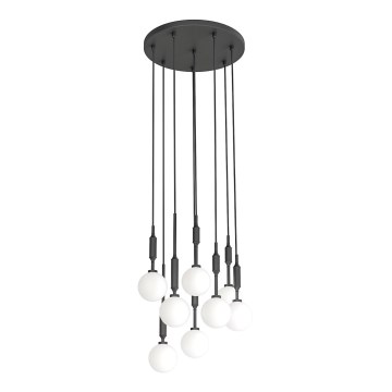 Open Design OR85341 - ERO Cable-Suspended Chandelier 8×G9/8W/230V, Black