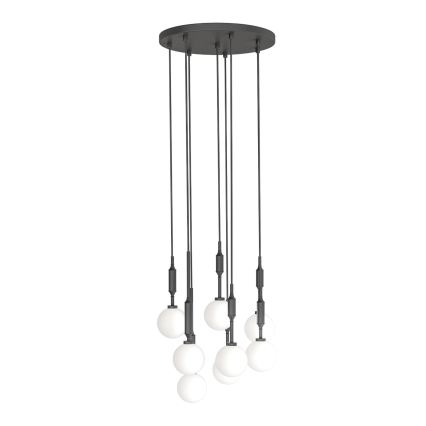 Open Design OR85341 - ERO Cable-Suspended Chandelier 8×G9/8W/230V, Black