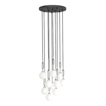 Open Design OR85358 - ERO cable-suspended chandelier 10xG9/8W/230V polished chrome