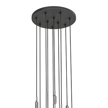 Open Design OR85358 - ERO cable-suspended chandelier 10xG9/8W/230V polished chrome