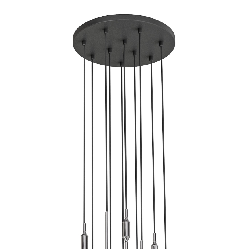 Open Design OR85358 - ERO cable-suspended chandelier 10xG9/8W/230V polished chrome