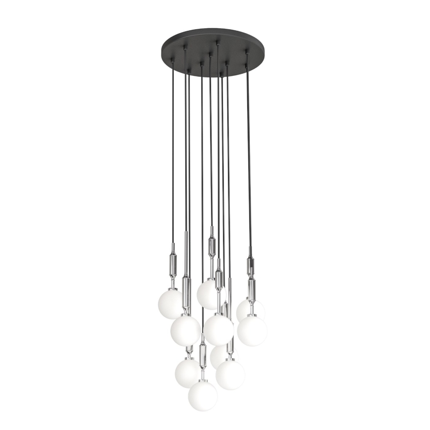 Open Design OR85358 - ERO cable-suspended chandelier 10xG9/8W/230V polished chrome