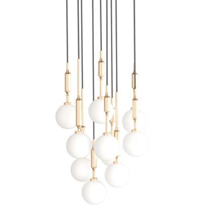 Open Design OR85365 - ERO cable-suspended chandelier 10xG9/8W/230V, gold