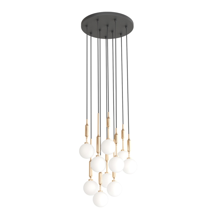 Open Design OR85365 - ERO cable-suspended chandelier 10xG9/8W/230V, gold