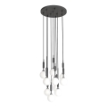 Open Design OR85372 - ERO cable-suspended chandelier 10xG9/8W/230V, black