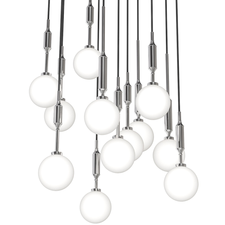 Open Design OR85389 - Cable-suspended chandelier ERO 12xG9/8W/230V polished chrome
