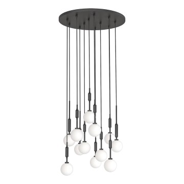 Open Design OR85402 - ERO Cable-Suspended Chandelier 12x G9/8W/230V black