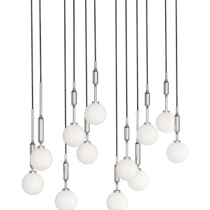 Open Design OR85440 - Cable-suspended chandelier ERO 12xG9/8W/230V Polished chrome