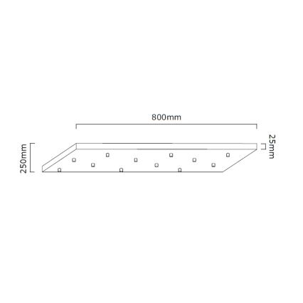 Open Design OR85440 - Cable-suspended chandelier ERO 12xG9/8W/230V Polished chrome