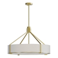 Open Design OR85662 - Rod-mounted chandelier DORETTO 6xE27/15W/230V Ø 70 cm gold/white