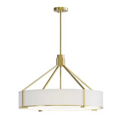 Open Design OR85662 - Rod-mounted chandelier DORETTO 6xE27/15W/230V Ø 70 cm gold/white