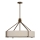 Open Design OR85679 - Rod-mounted chandelier DORETTO 6xE27/15W/230V diam. 70 cm brown/beige