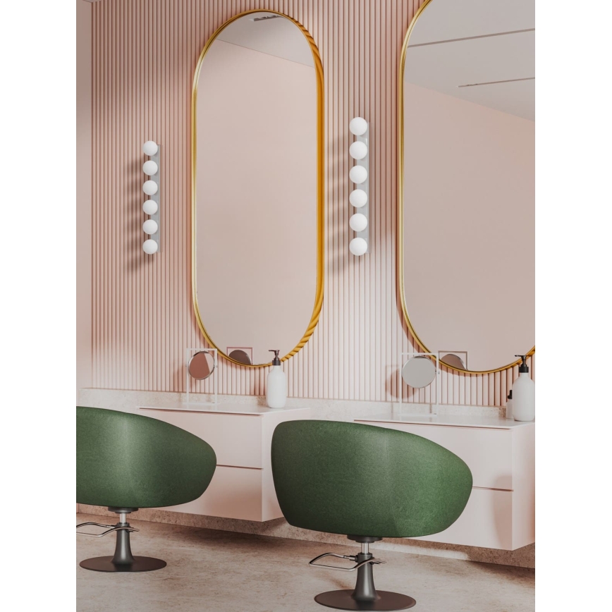 Open Design OR85693 - MERINO Bathroom Wall Light 6xG9/8W/230V 61 cm IP44 Polished Chrome