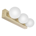 Open Design OR85716 - Bathroom wall light MERINO 3xG9/8W/230V 30 cm IP44 brass