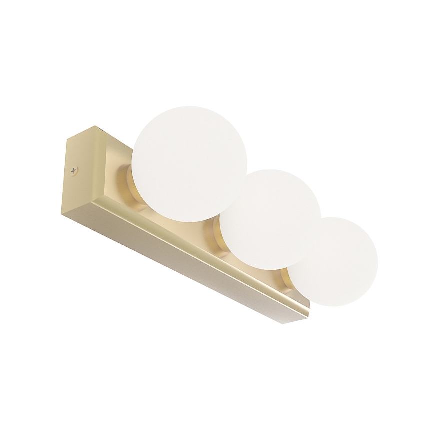 Open Design OR85716 - Bathroom wall light MERINO 3xG9/8W/230V 30 cm IP44 brass