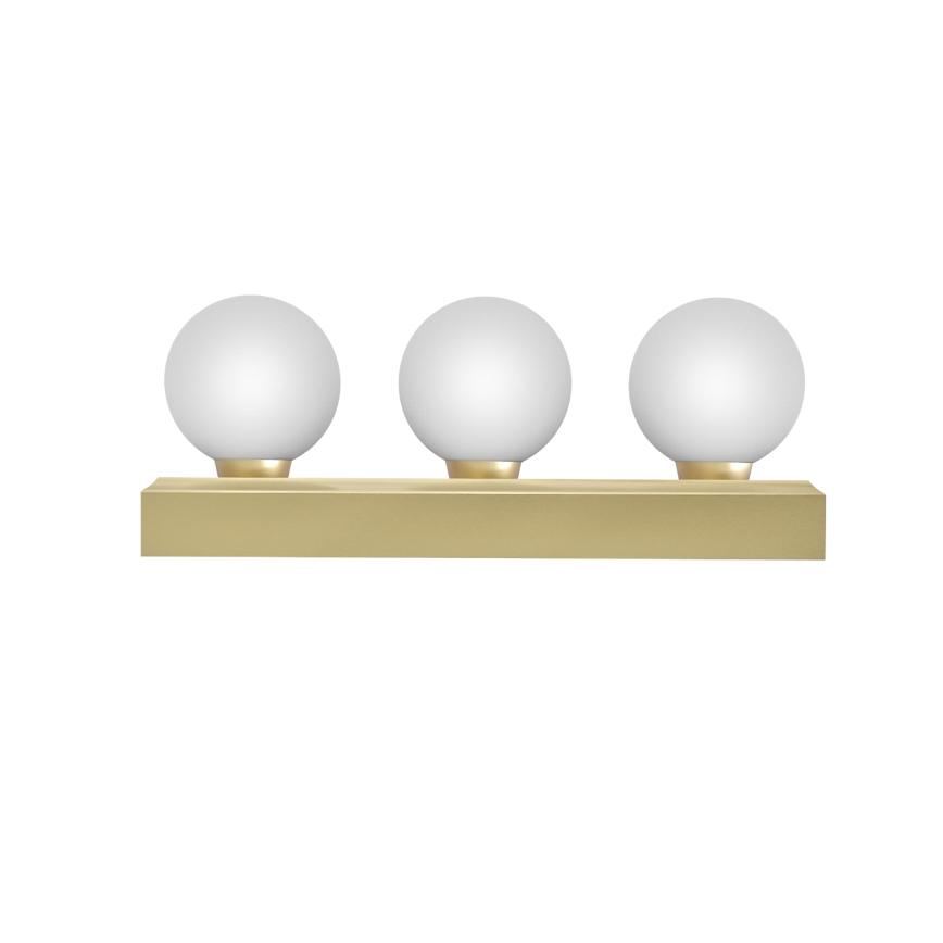 Open Design OR85716 - Bathroom wall light MERINO 3xG9/8W/230V 30 cm IP44 brass