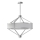 Open Design OR85822 - ZUNDO Rod-Mounted Chandelier 4xE27/15W/230V Matte Chrome/White