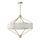 Open Design OR85839 - ZUNDO rod-mounted chandelier 4xE27/15W/230V brass/white