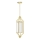 Open Design OR85860 - ZUNDO rod-mounted pendant light 1xE27/15W/230V brass/white