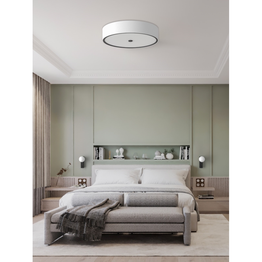 Open Design OR86027 - ZALINDRO ceiling light 6x E27/15W/230V, Ø 74.5 cm, white/black