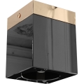 Open Design OR86300 - CUBO Spotlight 1xG9/8W/230V Black/Rose Gold