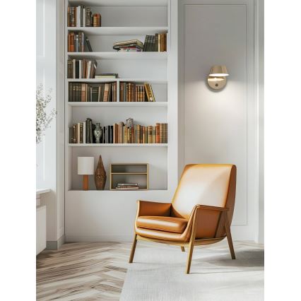 Open Design OR86539 - TIMO LED Wall Light LED/6W/230V 3000/4500/6500K Brass