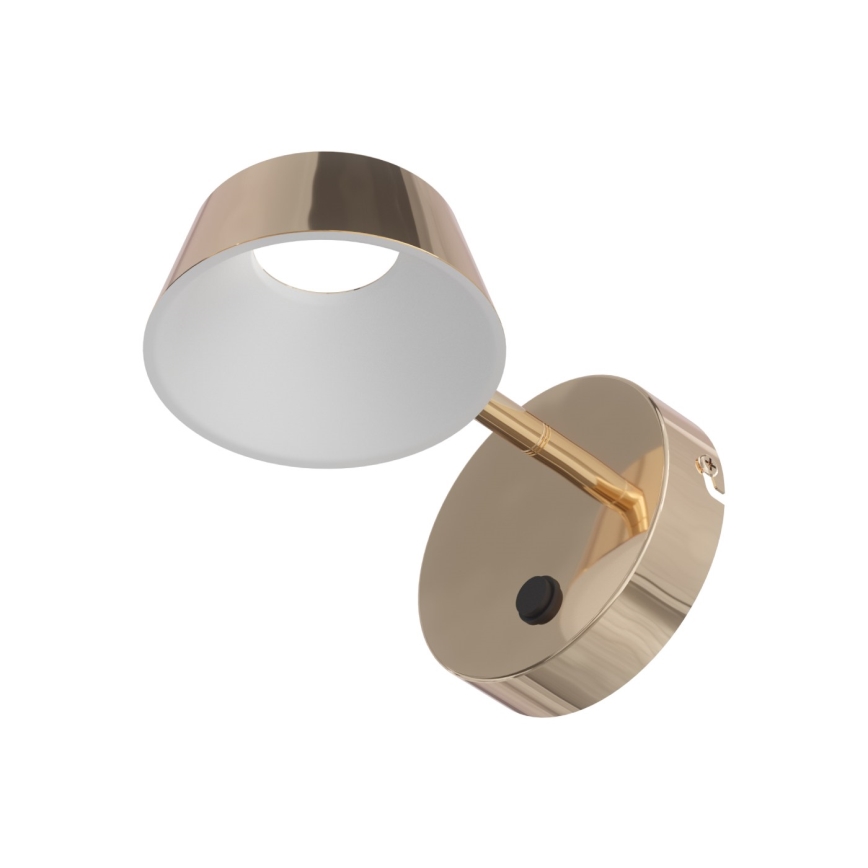 Open Design OR86539 - TIMO LED Wall Light LED/6W/230V 3000/4500/6500K Brass