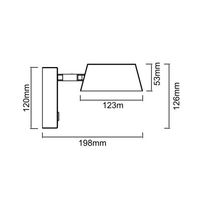 Open Design OR86546 - TIMO LED Wall Lamp LED/6W/230V 3000/4500/6500K beige