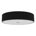 Open Design OR86560 - Ceiling light ZALINDRO 4xE27/15W/230V Ø 54.5 cm black/glossy chrome