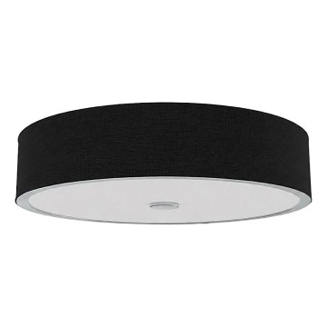 Open Design OR86560 - Ceiling light ZALINDRO 4xE27/15W/230V Ø 54.5 cm black/glossy chrome