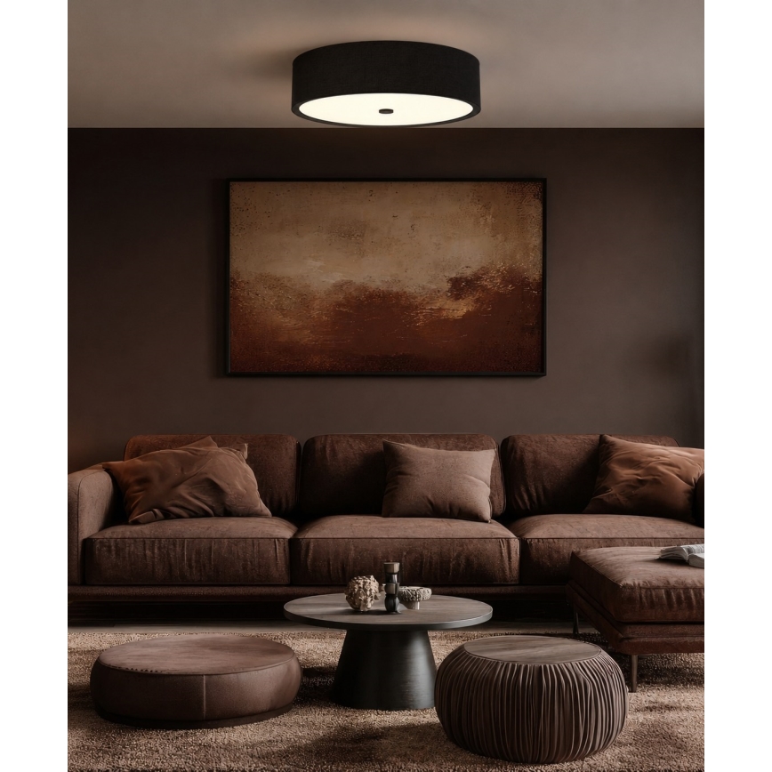 Open Design OR86584 - ZALINDRO ceiling light 4xE27/15W/230V Ø 54.5 cm black