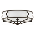 Open Design OR86614 - STESSO ceiling light 6x E27 / 12W / 230V Ø 85 cm brown