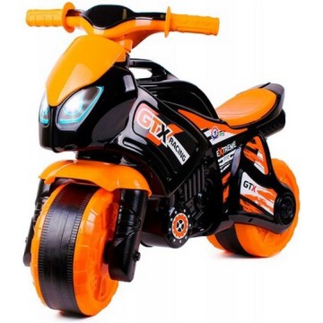 Orange/Black Ride-On Motorcycle