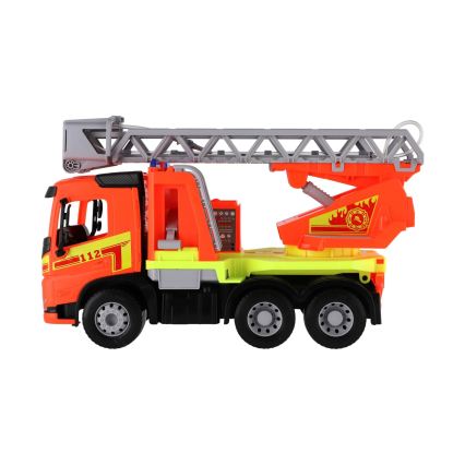 Orange Volvo Fire Truck with 48 cm Ladder