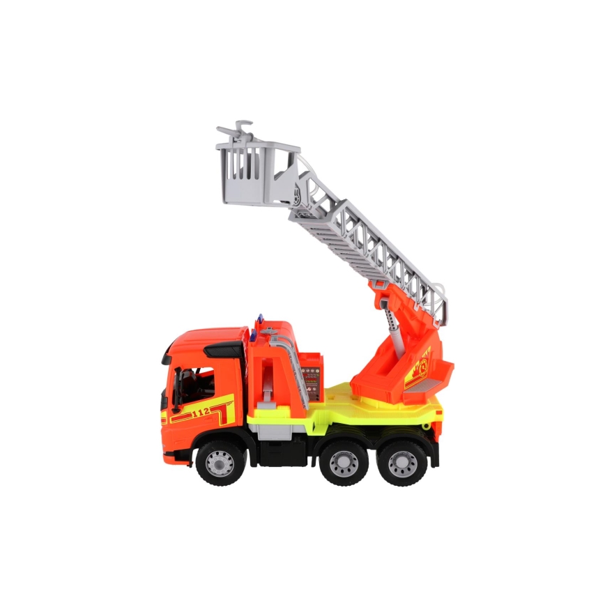 Orange Volvo Fire Truck with 48 cm Ladder