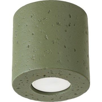 ORBIS Concrete/Green Spotlight 1xGU10/10W/230V